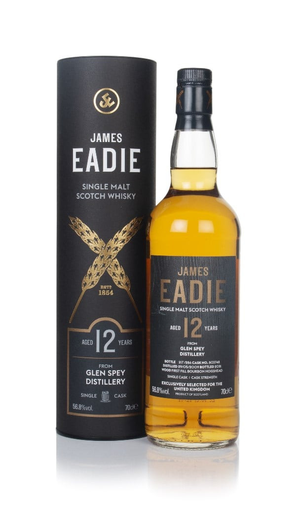 Glen Spey 12 Year Old 2009 (cask 803748) - James Eadie 70cl