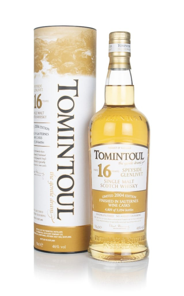 Tomintoul 16 Year Old - Sauternes Cask Finish 70cl