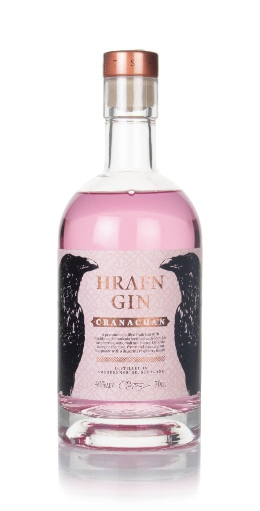 Hrafn Cranachan Pink Gin 70cl