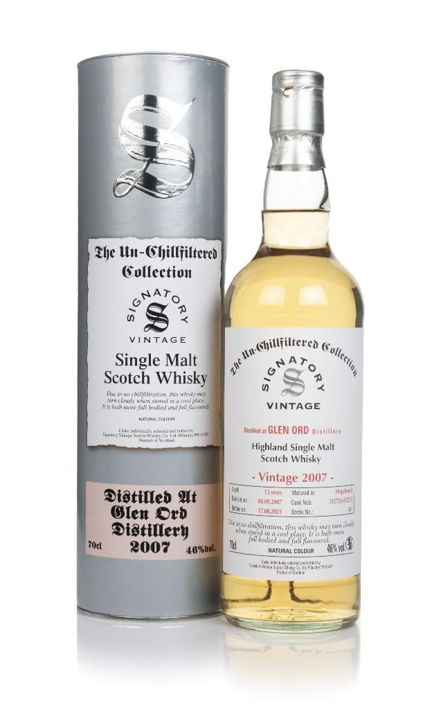 Glen Ord 13 Year Old 2007 (casks 312732 & 312733) - Un-Chillfiltered Collection (Signatory) 70cl