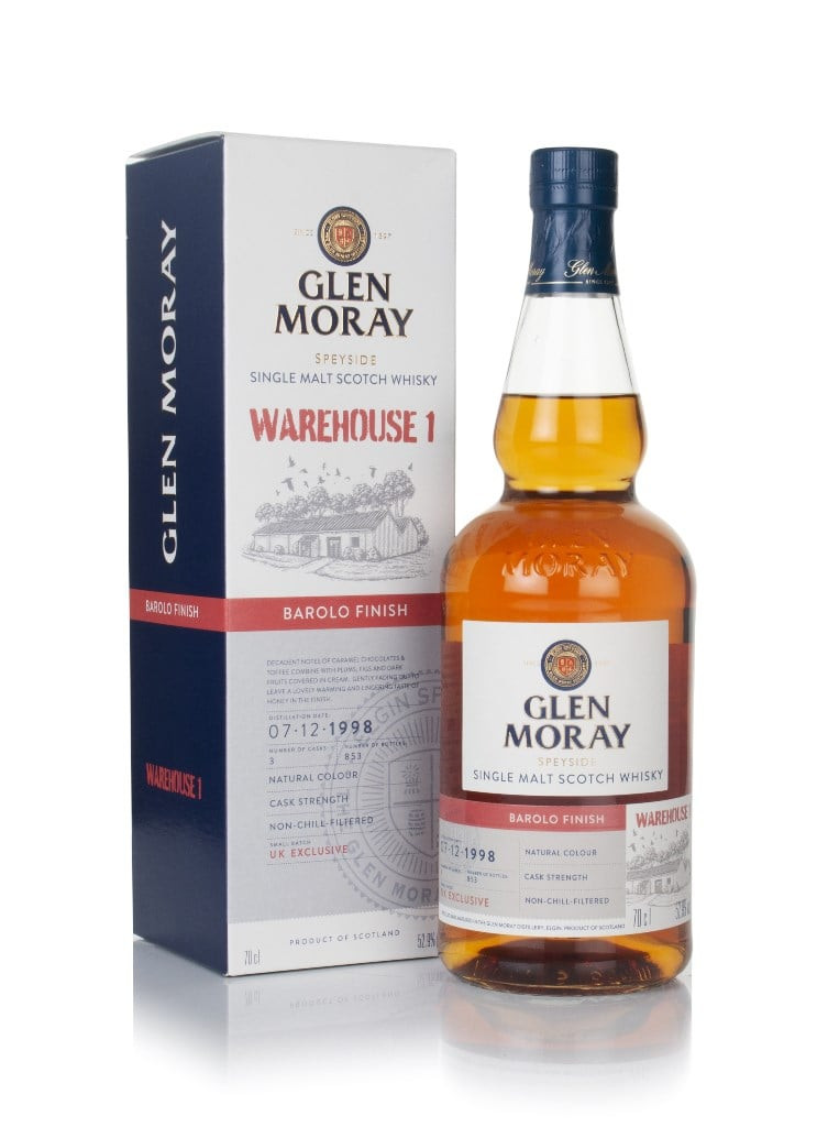 Glen Moray 1998 Barolo Finish - Warehouse 1 70cl