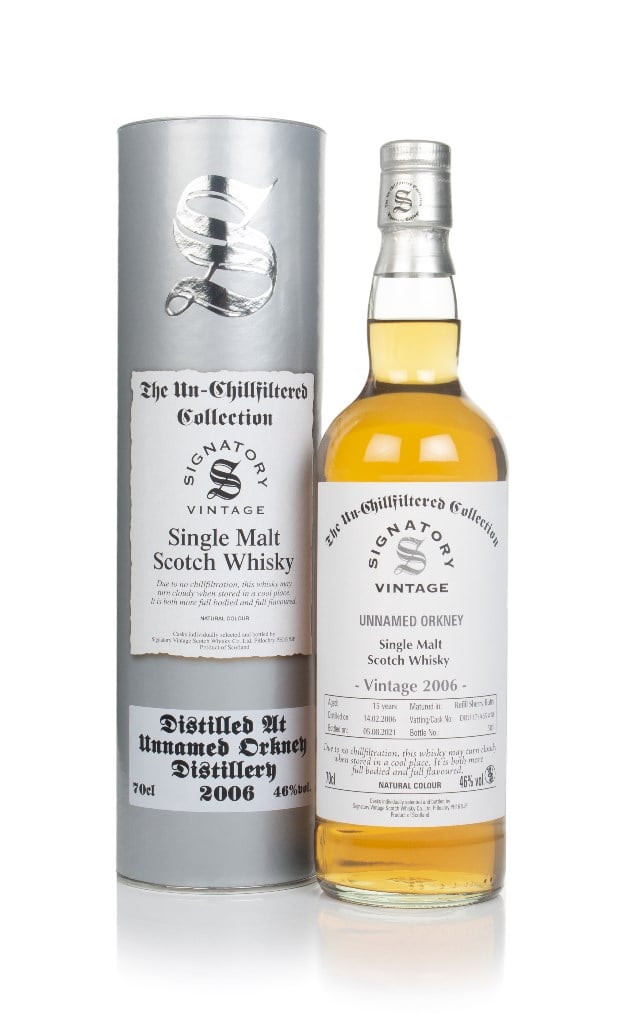 Unnamed Orkney 15 Year Old 2006 (casks 17/A65 #18) - Un-Chillfiltered Collection (Signatory) 70cl