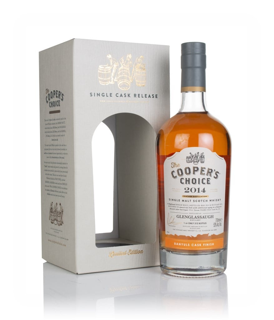 Glenglassaugh 7 Year Old 2014 (cask 101) - The Cooper's Choice (The Vintage Malt Whisky Co.) 70cl
