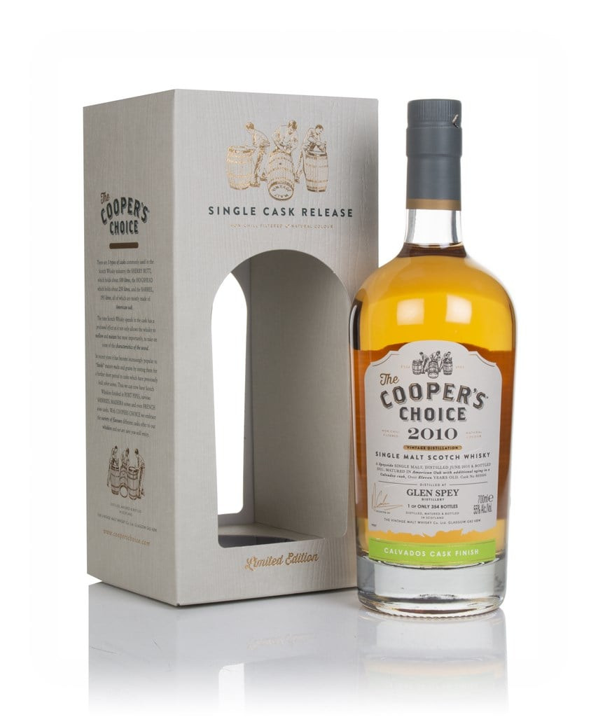 Glen Spey 11 Year Old 2010 (cask 803006) - The Cooper's Choice (The Vintage Malt Whisky Co.) 70cl