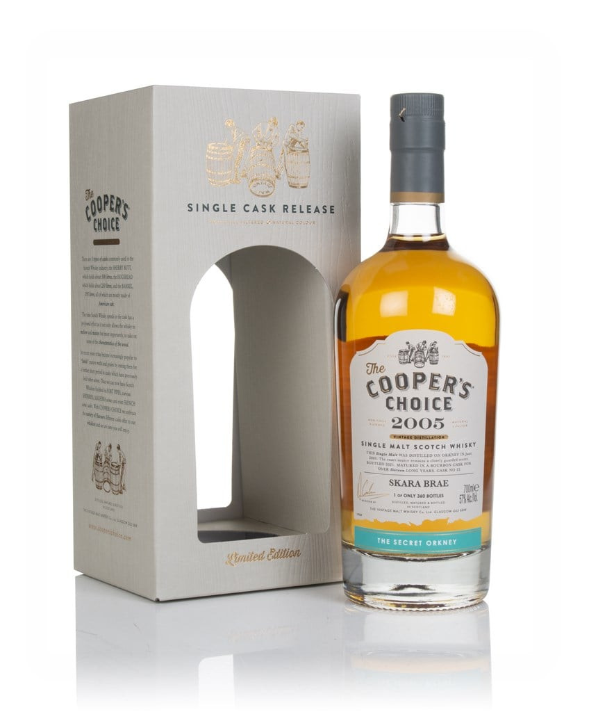Skara Brae 16 Year Old 2005 (cask 22) - The Cooper's Choice (The Vintage Malt Whisky Co.) 70cl