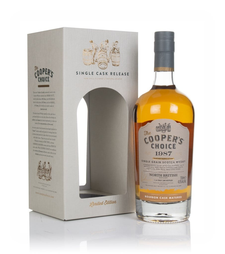 North British 33 Year Old 1987 (cask 238570) - The Cooper's Choice (The Vintage Malt Whisky Co.) 70cl