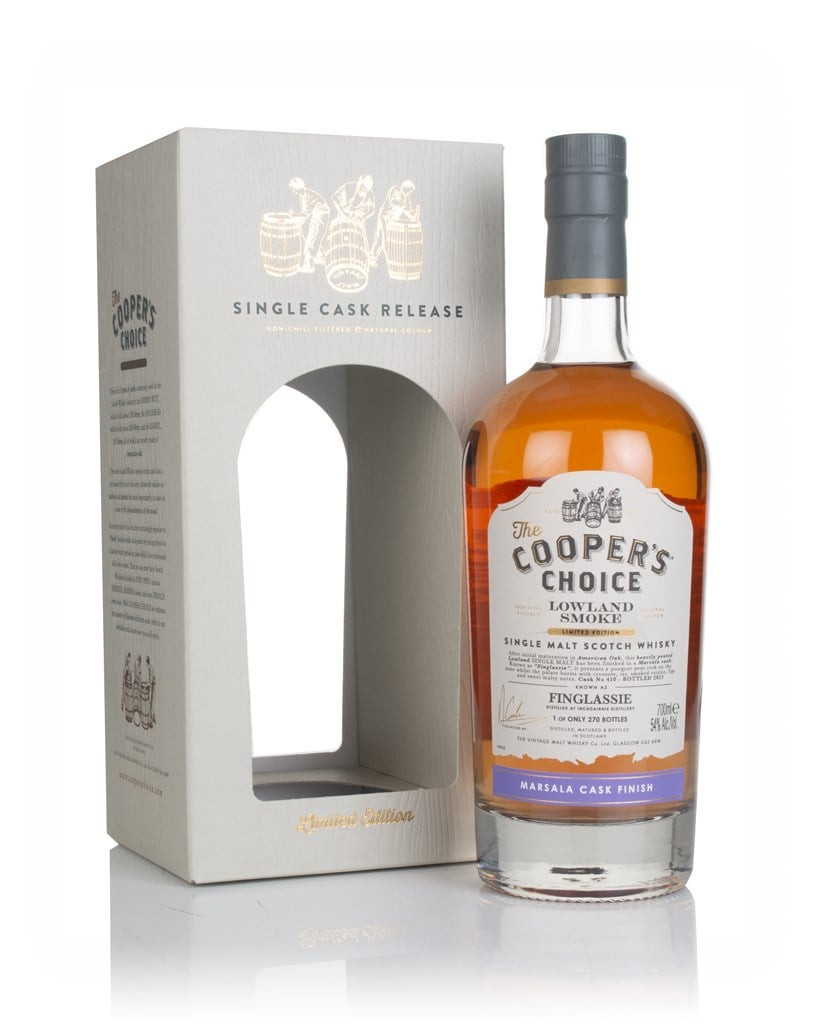 Finglassie 'Lowland Smoke' (cask 410) - The Cooper's Choice  (The Vintage Malt Whisky Co.) 70cl