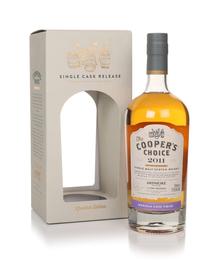 Ardmore 10 Year Old 2011 (cask 9405) - The Cooper's Choice (The Vintage Malt Whisky Co.) 70cl