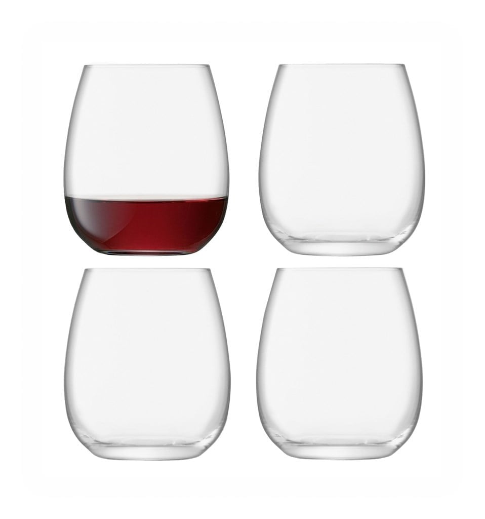 LSA Borough Stemless Glasses (Set of Four)
