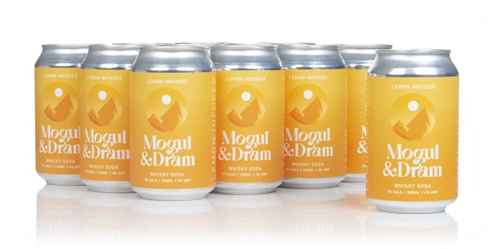 Mogul & Dram Lemon Infused Whisky & Soda (12 x 330ml) 396cl