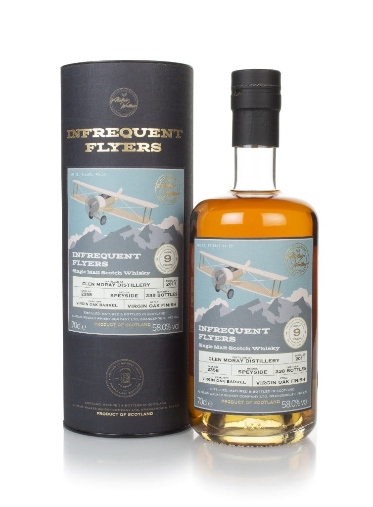 Glen Moray 9 Year Old 2011 (cask 2358) - Infrequent Flyers (Alistair Walker) 70cl
