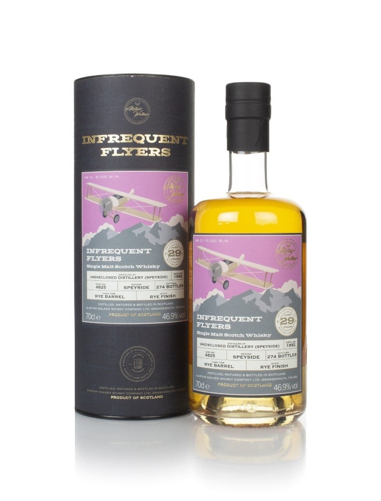 Undisclosed Speyside Distillery 29 Year Old 1992 (cask 4825) - Infrequent Flyers (Alistair Walker) 70cl
