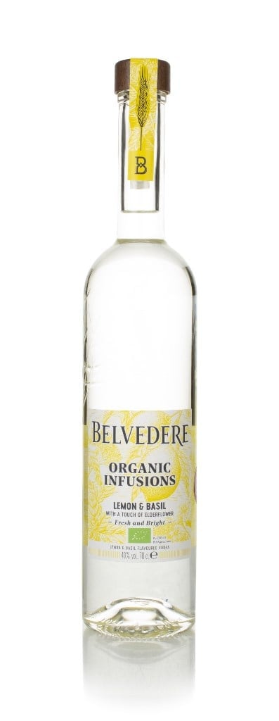 Belvedere Organic Infusions Lemon & Basil 70cl