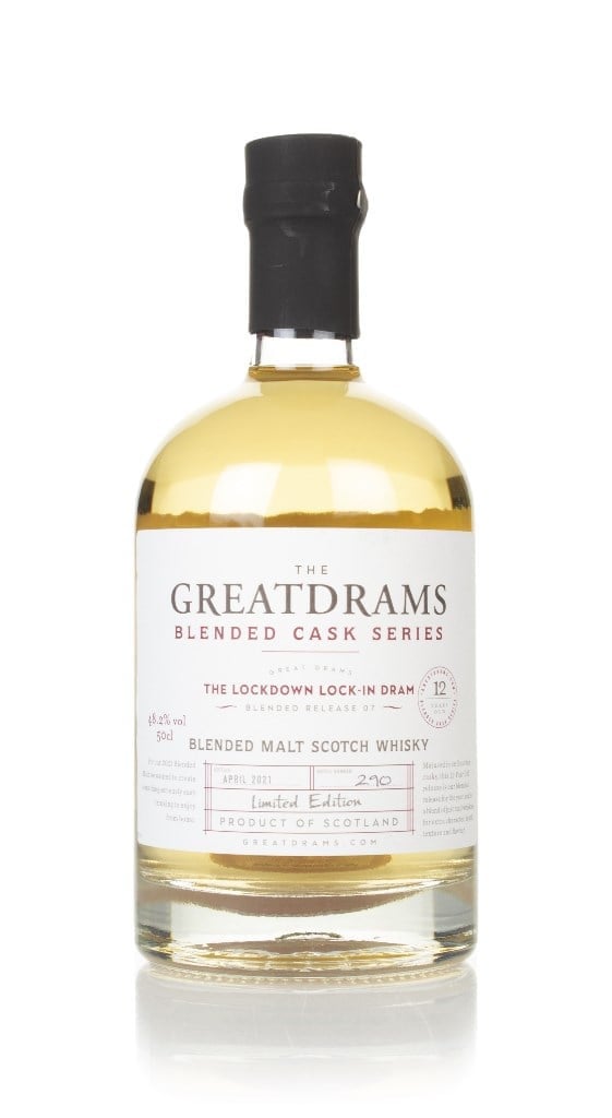 The Lockdown Lock-In Dram 12 Year Old Blended Malt - Blended Cask Series (GreatDrams) 50cl