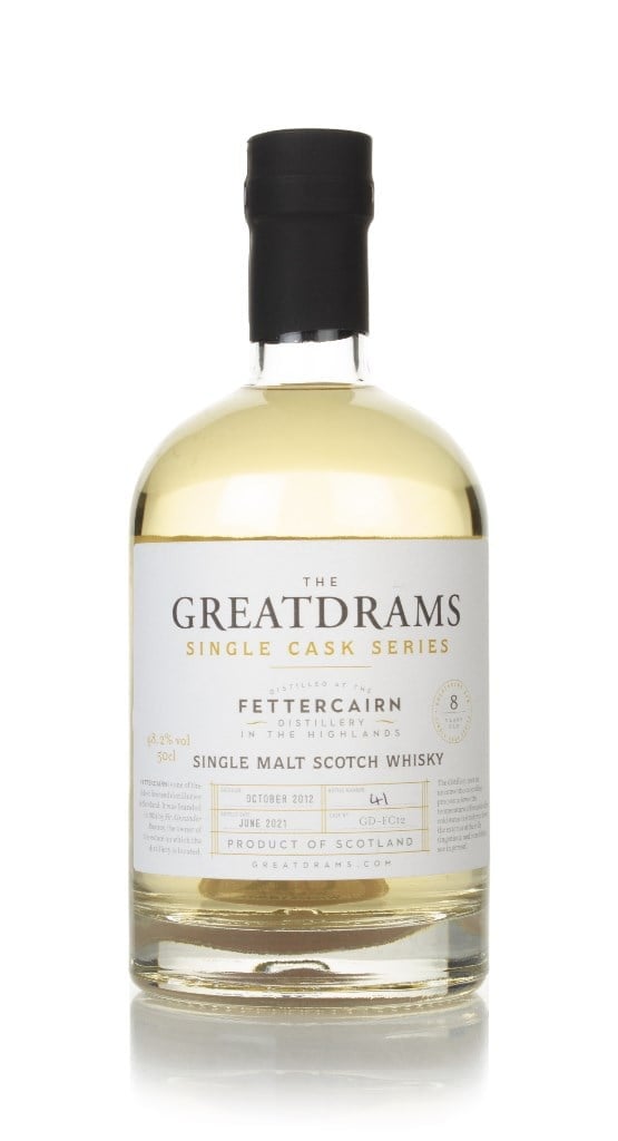 Fettercairn 8 Year Old 2012 (cask GD-FC12) - Single Cask Series (GreatDrams) 50cl