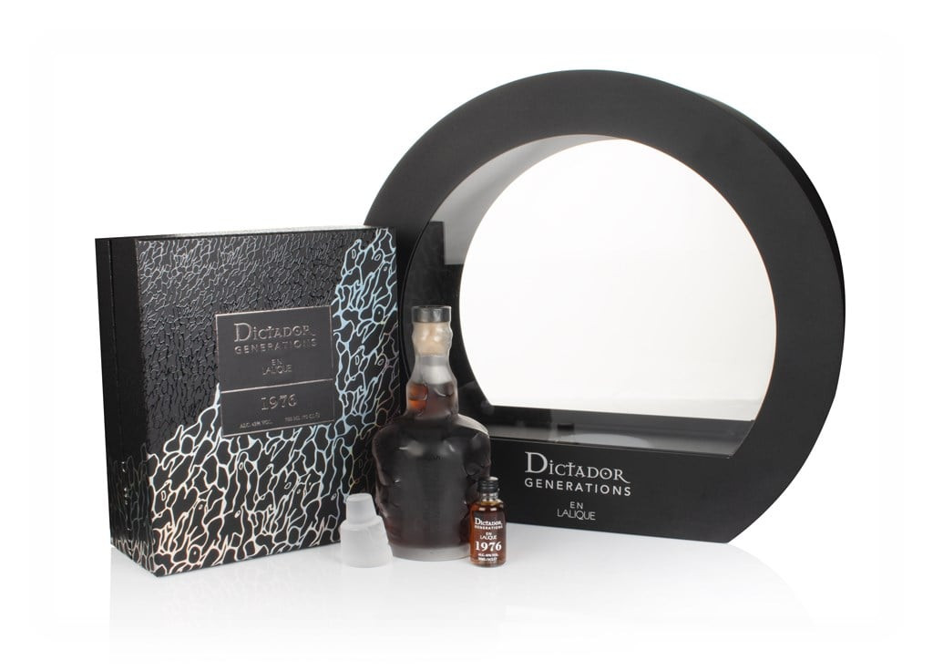 Dictador Generations en Lalique 1976 (with showcase) 73cl