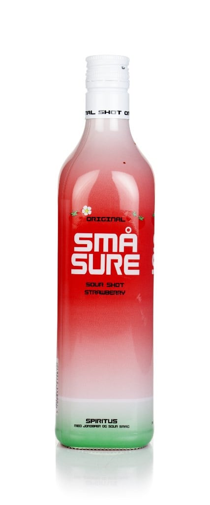 SMÅ SURE Sour Strawberry 70cl