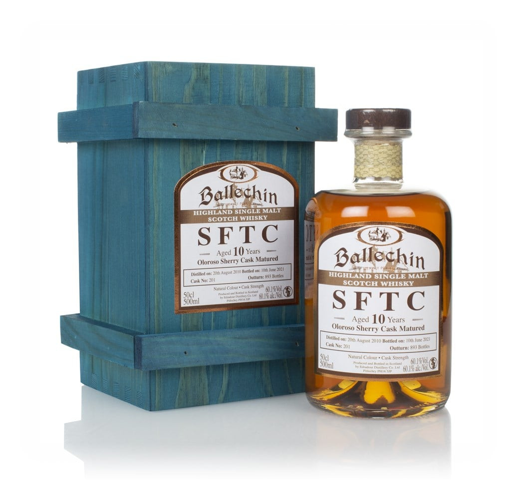 Ballechin 10 Year Old 2010 (cask 201) - Straight From The Cask 50cl