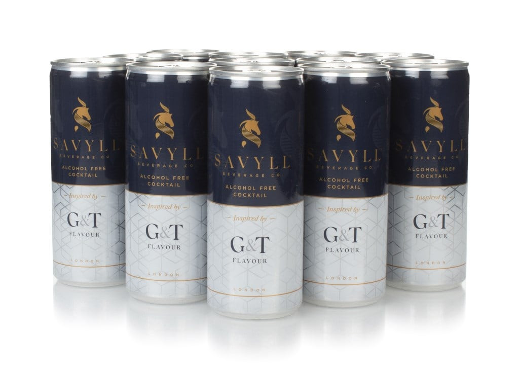 Savyll Alcohol Free Cocktail - G&T (12 x 250ml) 300cl