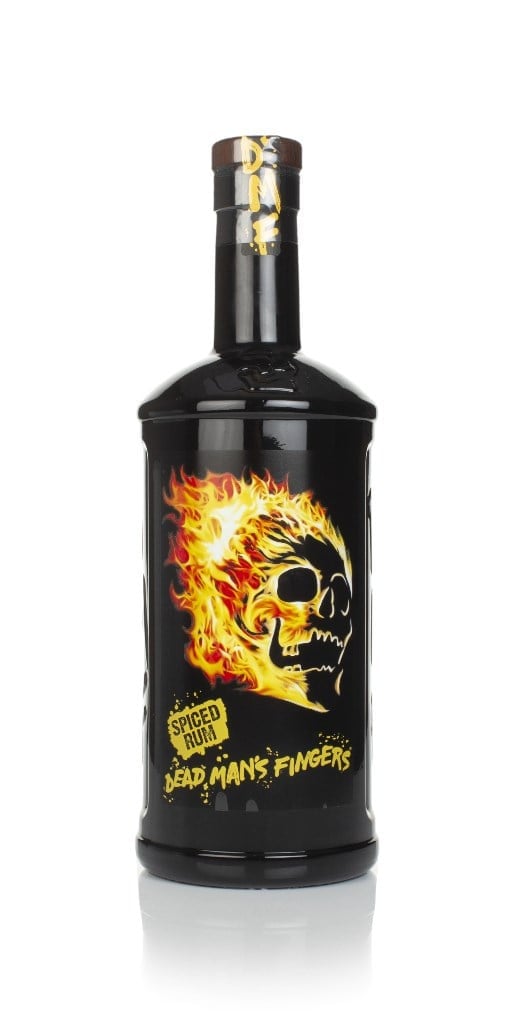Dead Man's Fingers Spiced Rum - Flaming Skull (1.75L) 175cl
