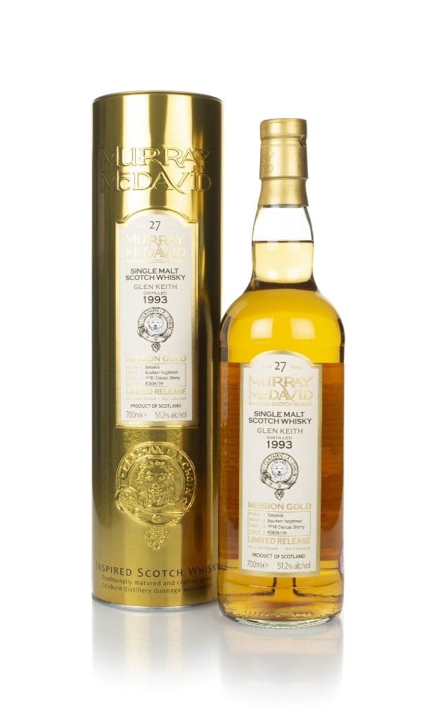 Glen Keith 27 Year Old 1993 (cask 82838/39) - Mission Gold (Murray McDavid) 70cl