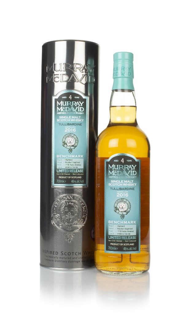 Tullibardine 4 Year Old 2016 (cask 659812/14/46) - Benchmark (Murray McDavid) 70cl