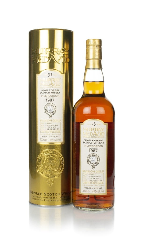 Invergordon 33 Year Old 1987 (casks 1901555 & 2013160) - Mission Gold (Murray McDavid) 70cl