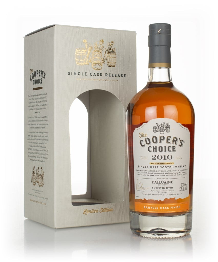 Dailuaine 11 Year Old 2010 (cask 303777) - The Cooper's Choice (The Vintage Malt Whisky Co.) 70cl
