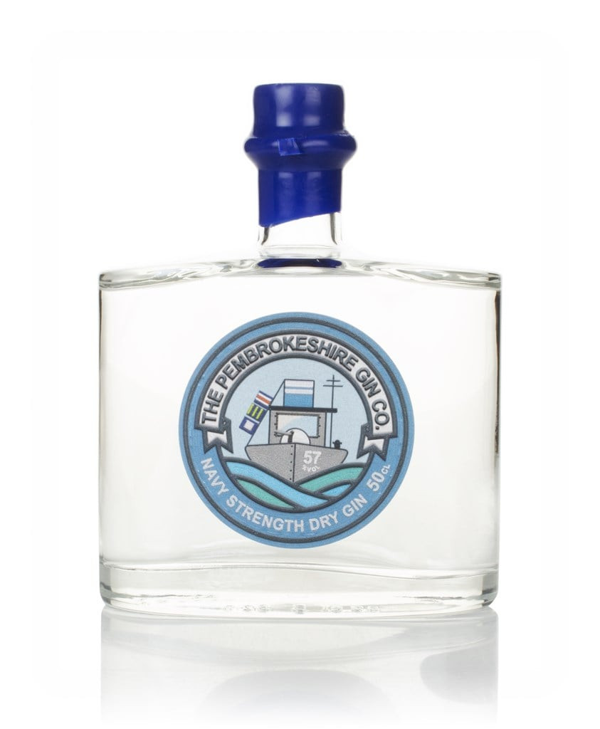 The Pembrokeshire Gin Co. Navy Strength Gin 50cl