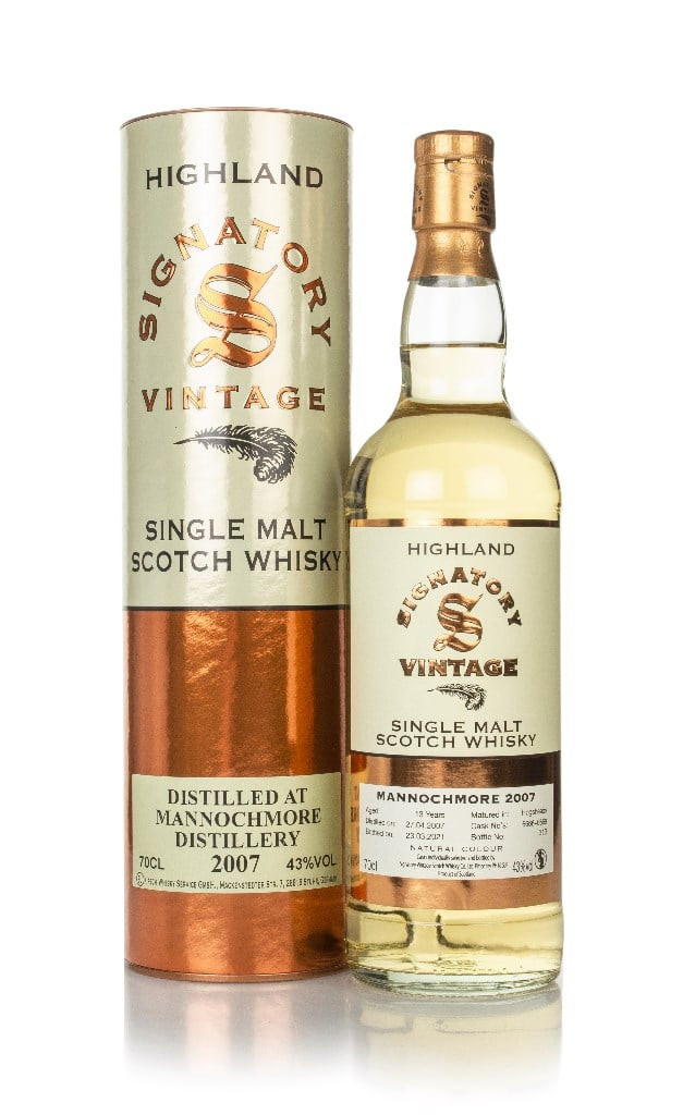 Mannochmore 13 Year Old 2007 (casks 6666 & 6669) - Signatory 70cl