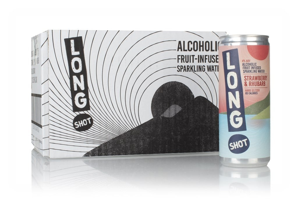 Long Shot Strawberry & Rhubarb Hard Seltzer (12 x 250ml) 300cl