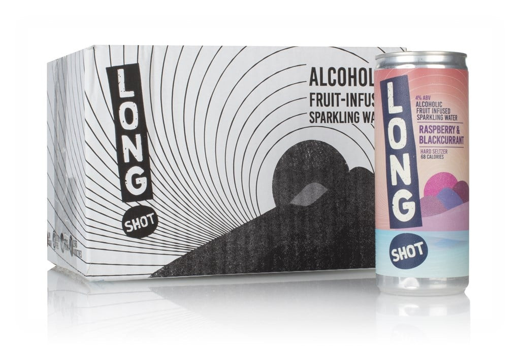 Long Shot Raspberry & Blackcurrant Hard Seltzer (12 x 250ml) 300cl