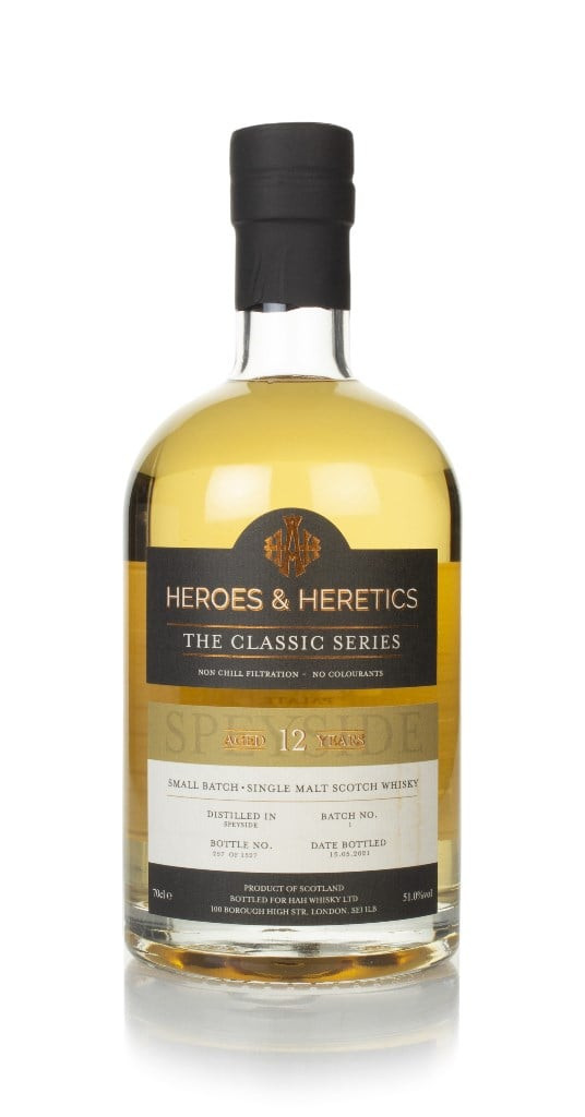 Speyside 12 Year Old - The Classic Series (Heroes & Heretics) 70cl