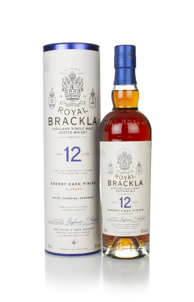 Brackla Royal Brackla 12 Year Old Oloroso Sherry Cask Finish Royal Brackla 12 Year Old Oloroso Sherry Cask Finish 70cl • 46% 4.5 4.5