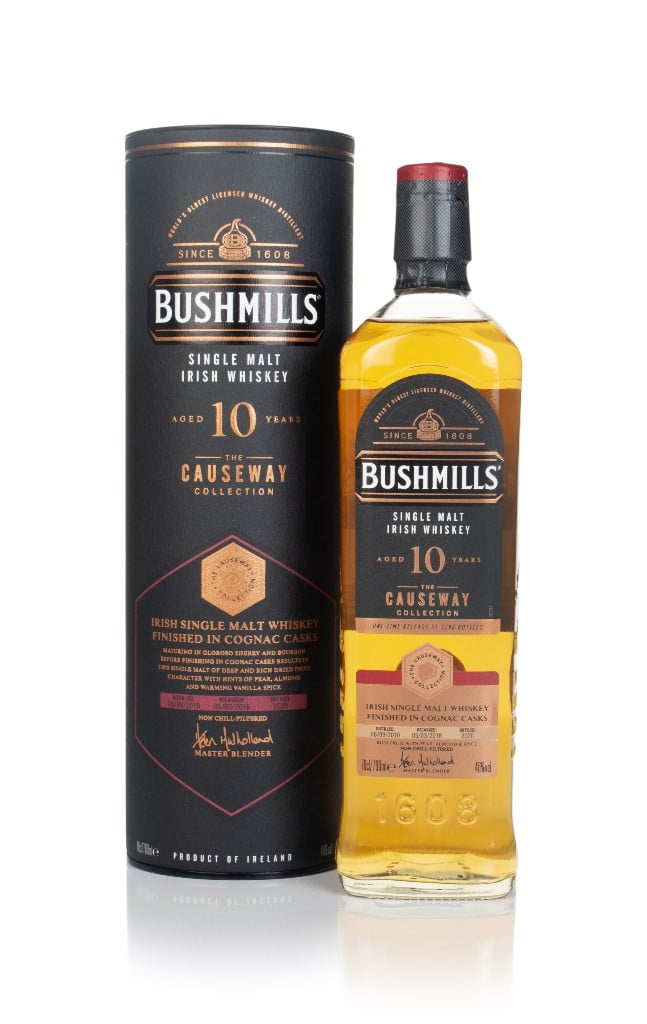 Bushmills 10 Year Old 2010 Cognac Cask - The Causeway Collection 70cl