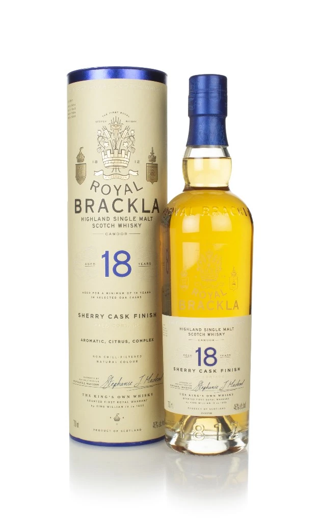 Royal Brackla 18 Year Old Palo Cortado Sherry Cask Finish
