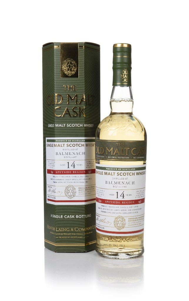 Balmenach 14 Year Old 2007 (cask 18695) - Old Malt Cask (Hunter Laing) 70cl