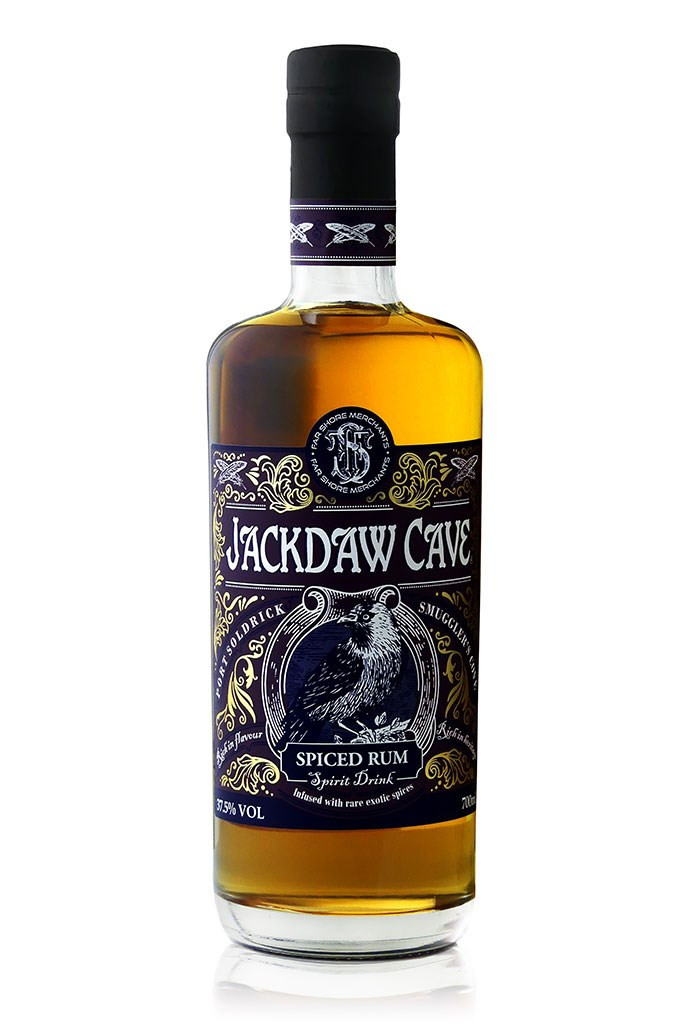 Jackdaw Cave Spiced Rum 70cl