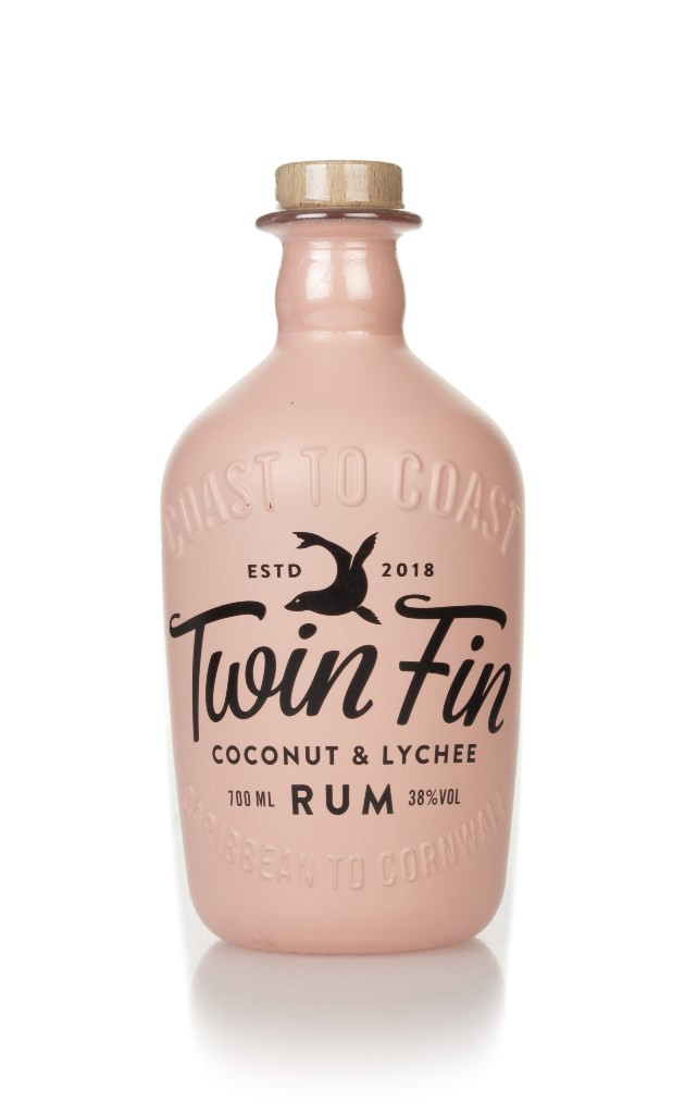 Twin Fin Coconut & Lychee Spiced Rum 70cl