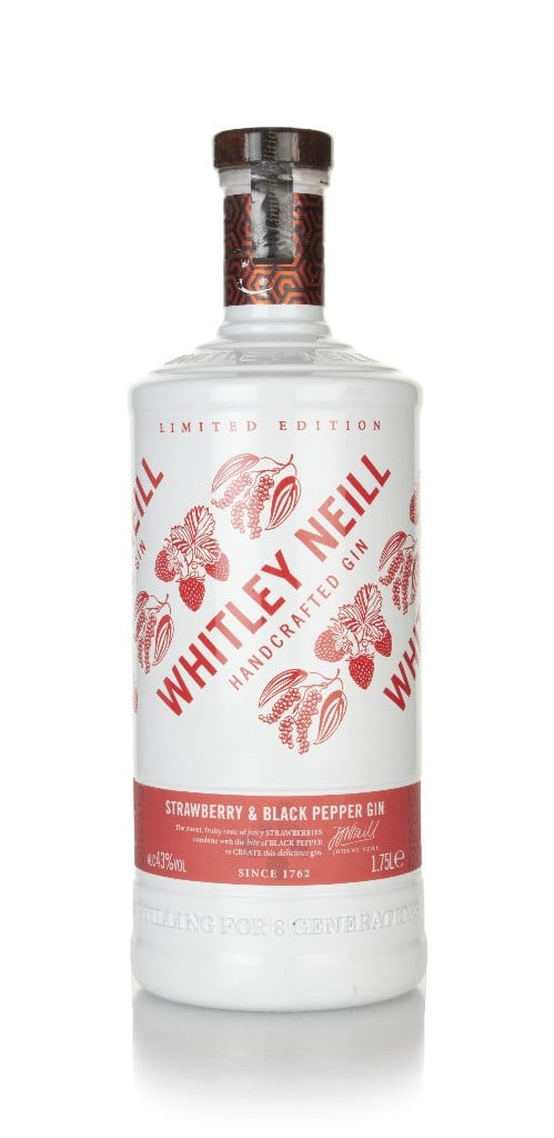 Whitley Neill Strawberry & Black Pepper Gin (1.75L) 175cl
