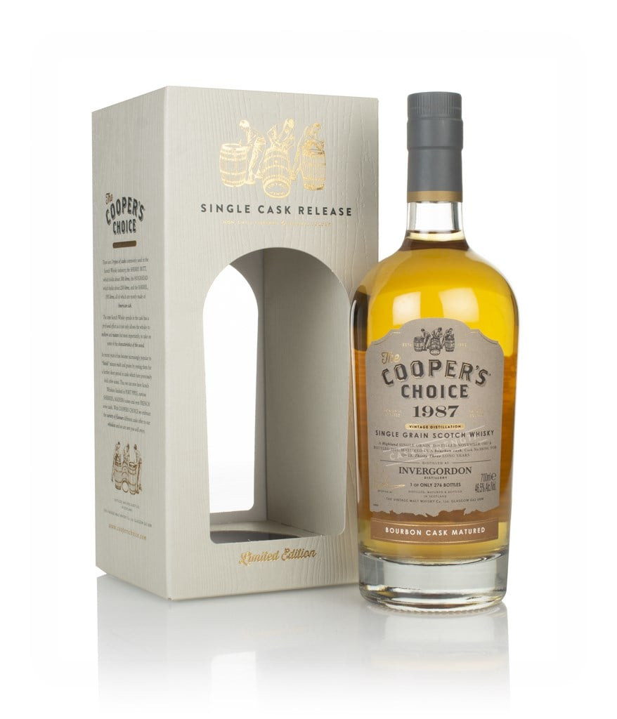 Invergordon 33 Year Old 1987 (cask 88794) - The Cooper's Choice (The Vintage Malt Whisky Co.) 70cl