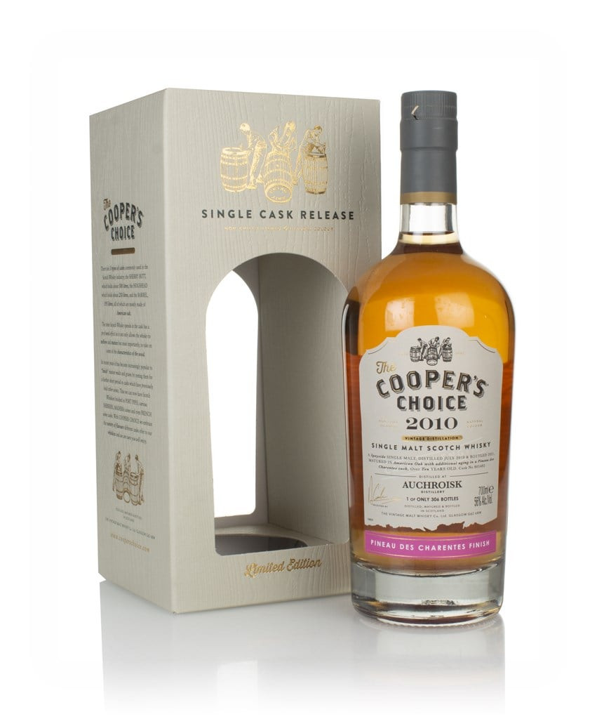 Auchroisk 10 Year Old 2010 (cask 805482) - The Cooper's Choice (The Vintage Malt Whisky Co.) 70cl