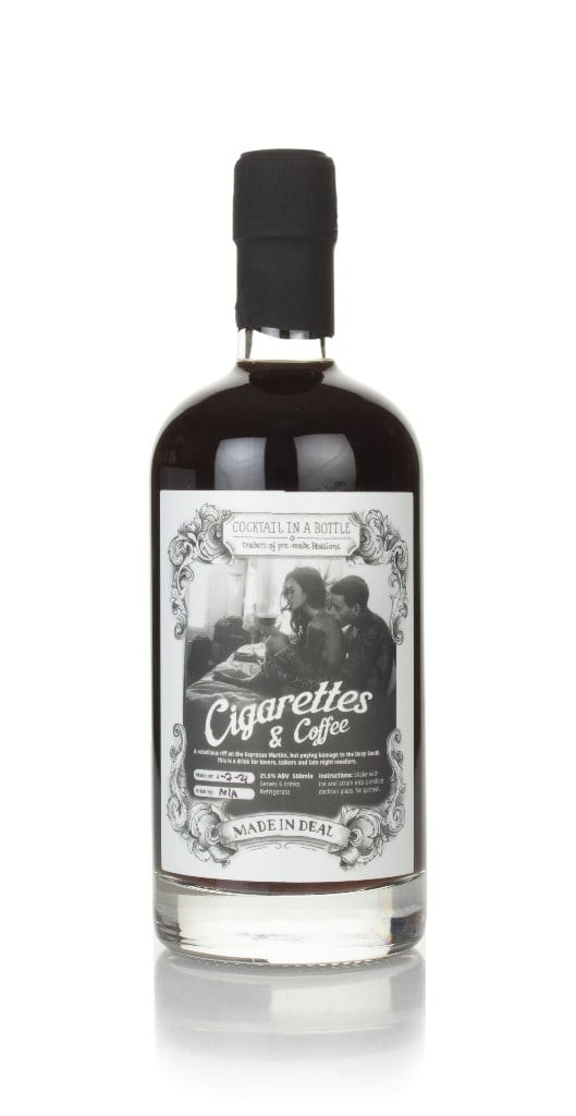 Cocktail In a Bottle Cigarettes & Coffee 50cl