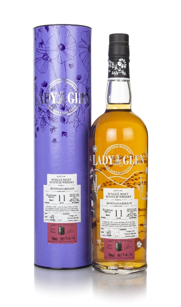 Bunnahabhain 11 Year Old 2010 (cask 554983) - Lady of the Glen (Hannah Whisky Merchants) 70cl