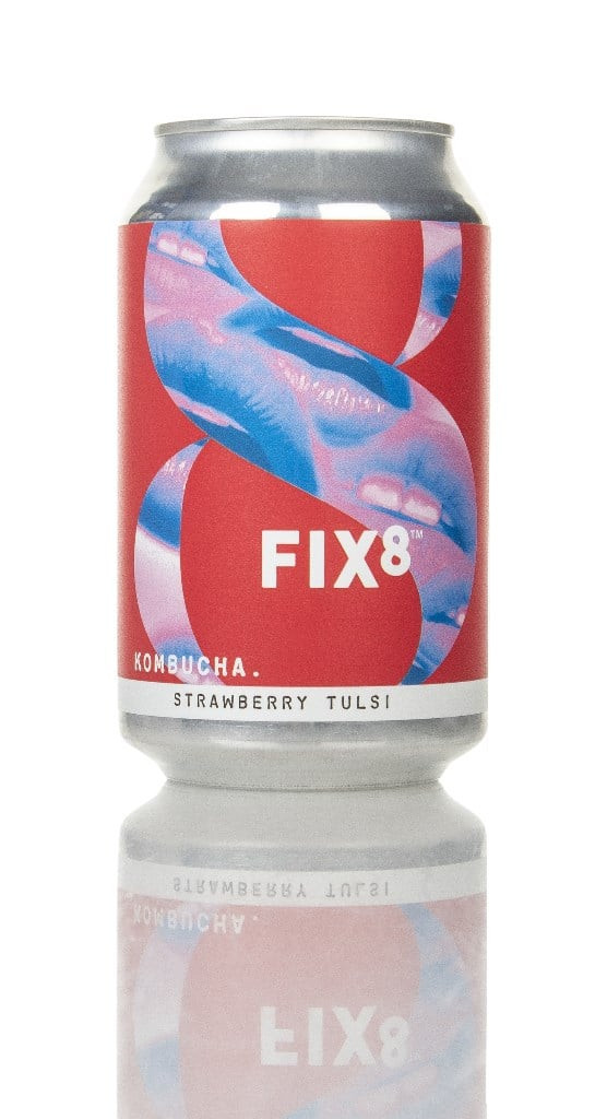 Fix8 Strawberry Tulsi Kombucha 33cl