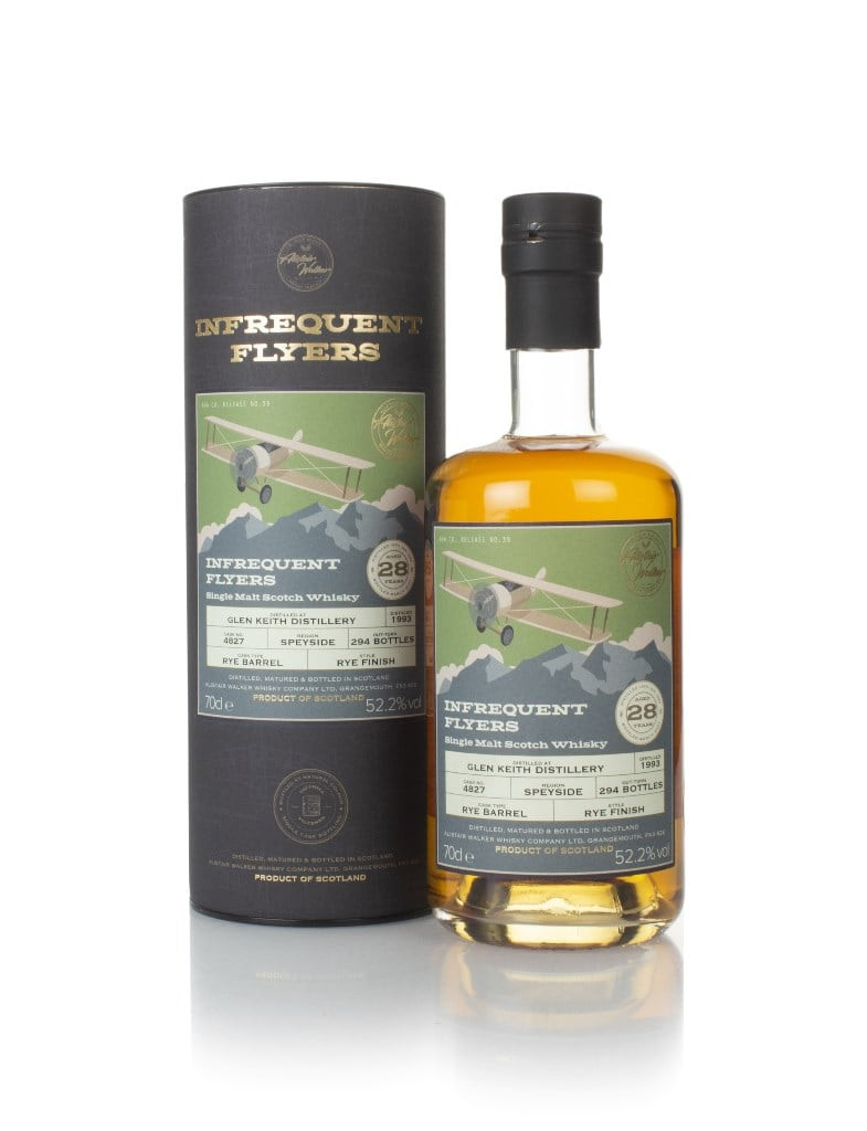 Glen Keith 28 Year Old 1993 (cask 4827) - Infrequent Flyers (Alistair Walker) 70cl