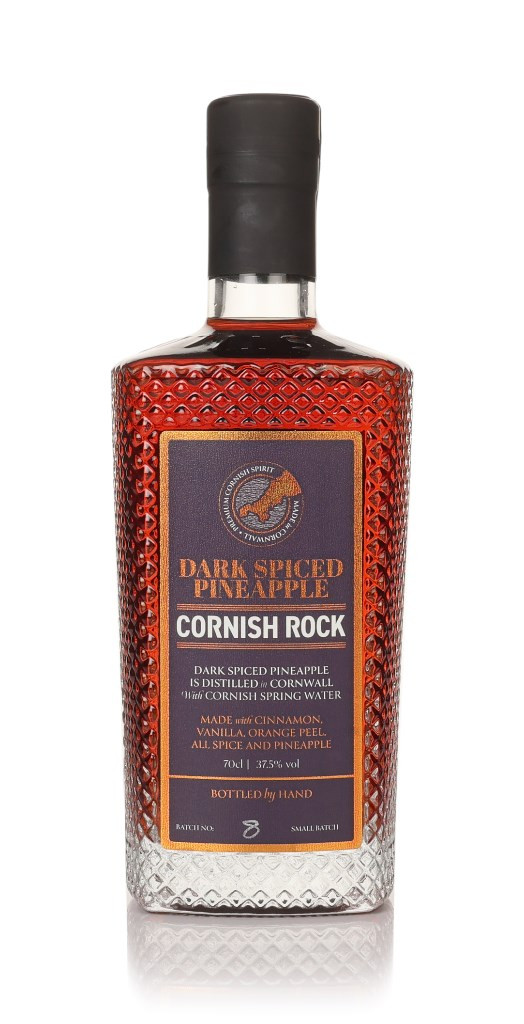 Cornish Rock Dark Spiced Pineapple Rum 70cl