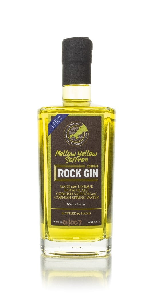 Cornish Rock Mellow Yellow Saffron Gin 70cl