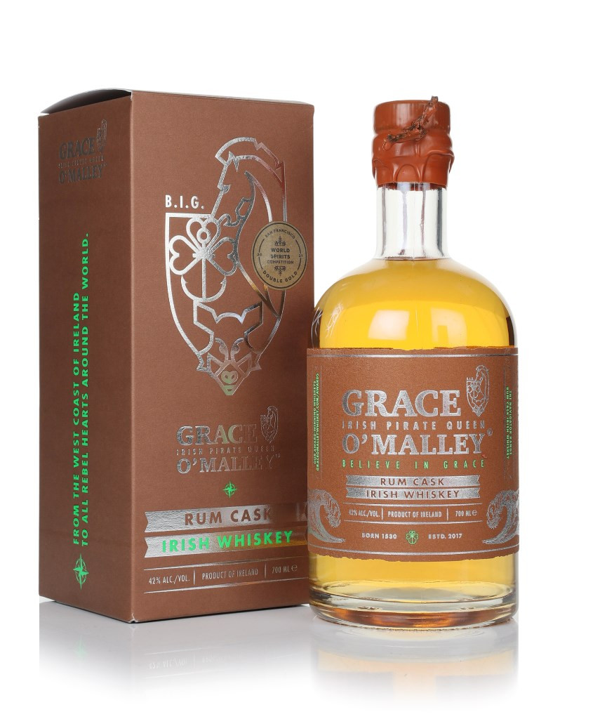Grace O'Malley Rum Cask Irish Whiskey 70cl Whisky | Master Of Malt