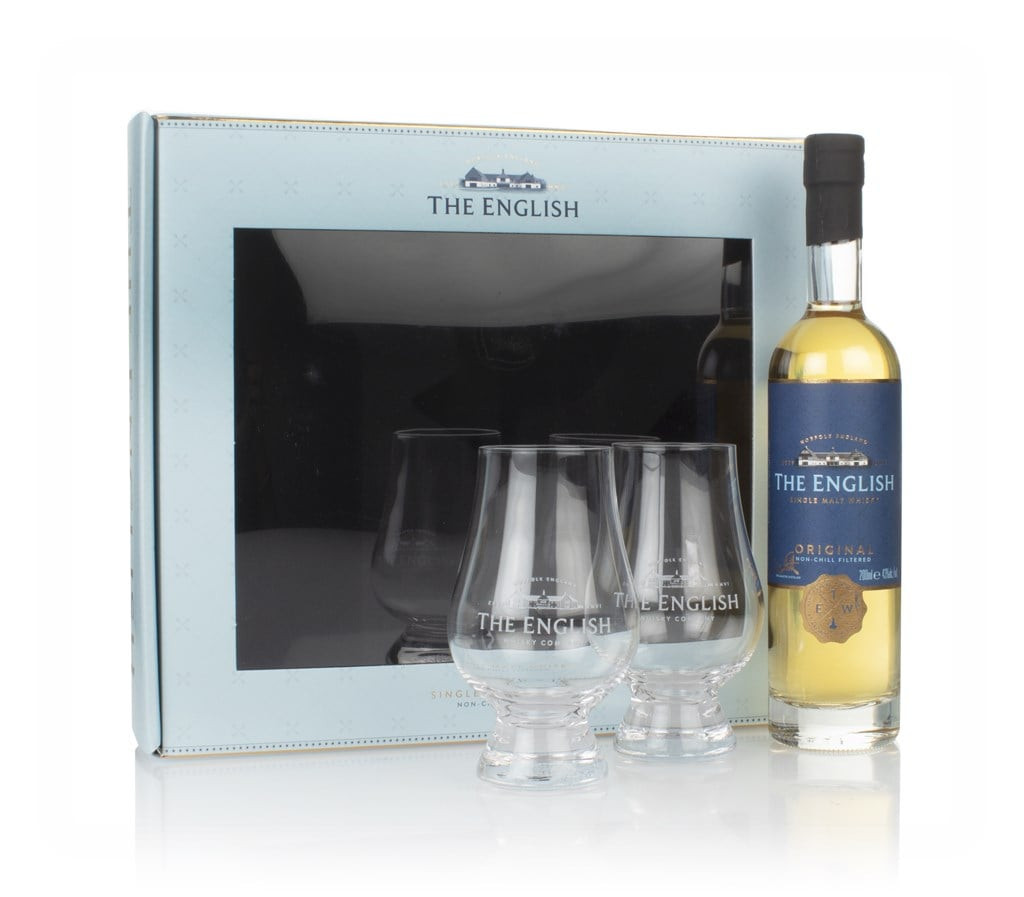 The English - Original Gift Pack with 2x Glasses 20cl